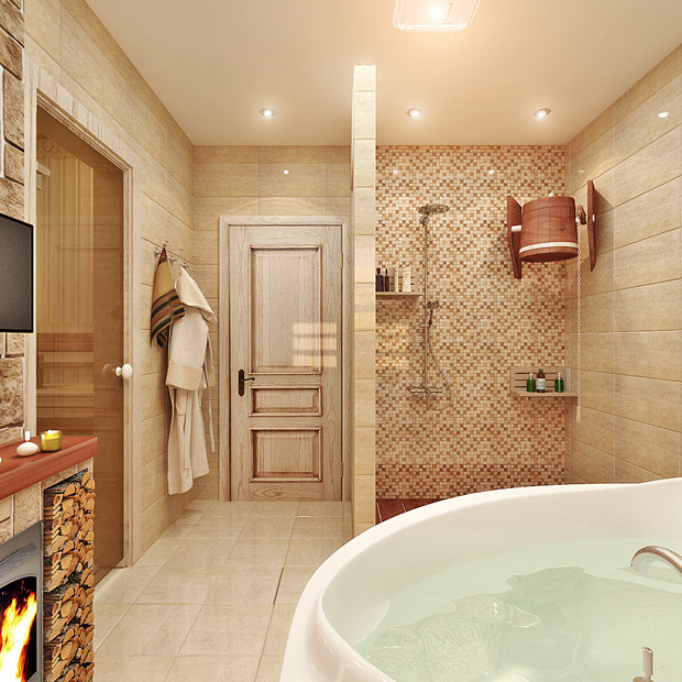 Фото из портфолио Ванные – фотографии дизайна интерьеров на INMYROOM