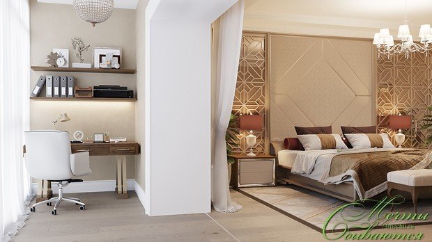 Фото из портфолио Спальни в стиле ар-деко – фотографии дизайна интерьеров на INMYROOM