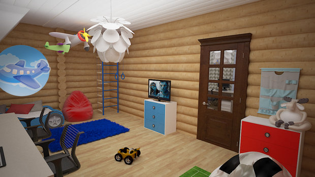 Фото из портфолио Коттедж п. Устиновка – фотографии дизайна интерьеров на INMYROOM