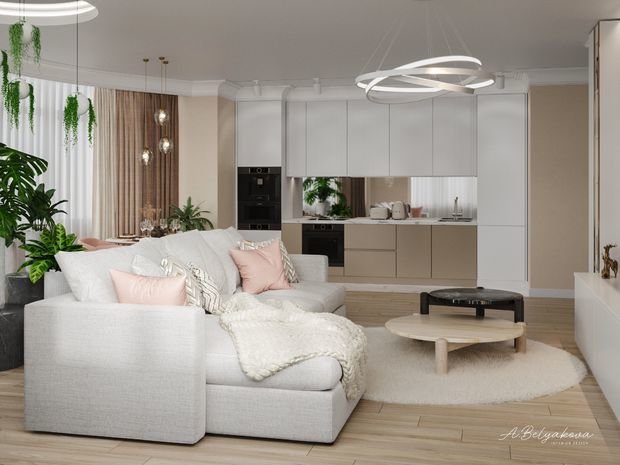 Фото из портфолио Дизайн проект квартиры – фотографии дизайна интерьеров на INMYROOM