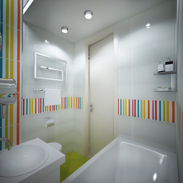 Фотография: Кухня и столовая в стиле Современный, Малогабаритная квартира, Квартира, Дома и квартиры, Проект недели, Москва – фото на INMYROOM