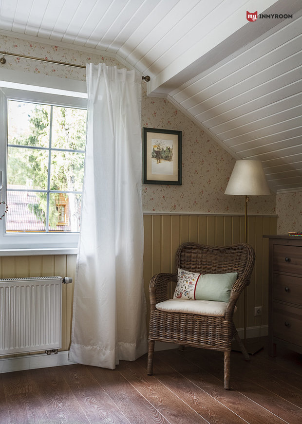 Фотография: Спальня в стиле Прованс и Кантри, Проект недели, Дача, Подмосковье, Дом и дача, Московская область, Кратово, 4 и больше – фото на INMYROOM