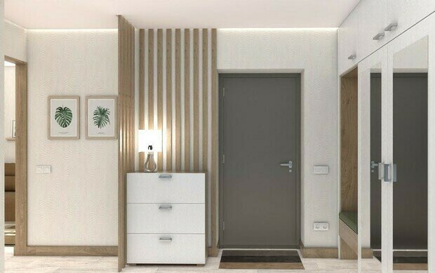 Фото из портфолио 1-комнатная квартира, г.Новосибирск, частично с мебелью и техникой заказчика, высказанные пожелания - мебель известного бренда – фотографии дизайна интерьеров на INMYROOM