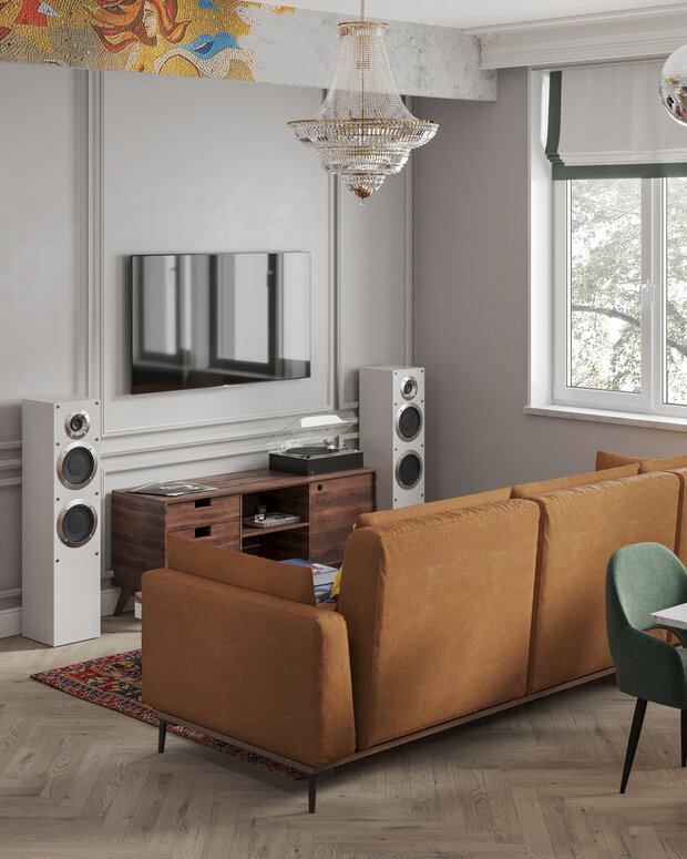 Фотография: Гостиная в стиле Эклектика, Квартира, Проект недели, Москва, 2 комнаты, 40-60 метров, Анастасия Григорьева – фото на INMYROOM