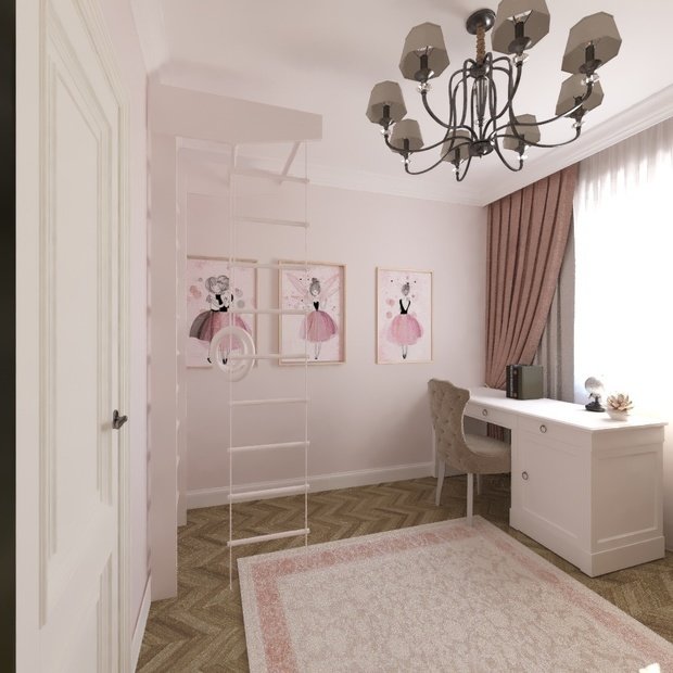 Фото из портфолио Детская неоклассика – фотографии дизайна интерьеров на INMYROOM