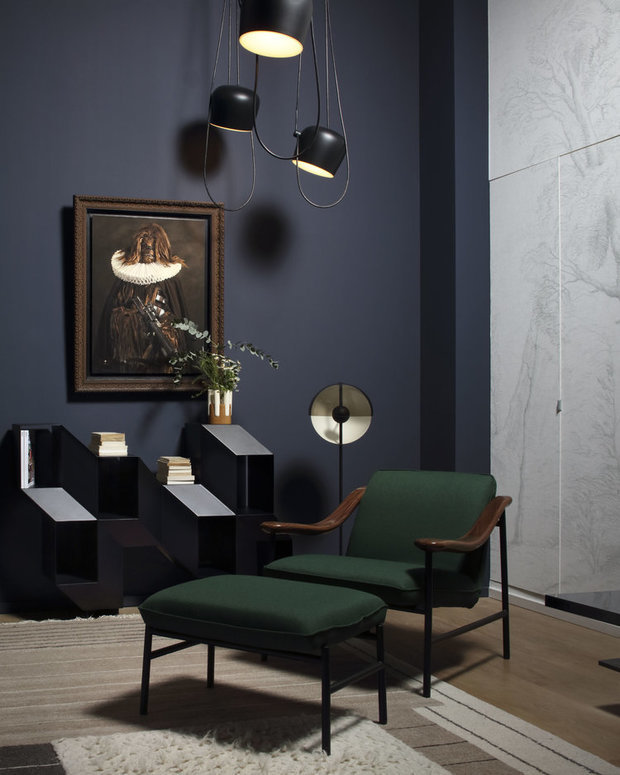 Фотография: Мебель и свет в стиле Современный, Эклектика, Гостиная, Декор интерьера, Франция, Зеленый, Желтый, Коричневый, Лион, Клод Картье – фото на INMYROOM