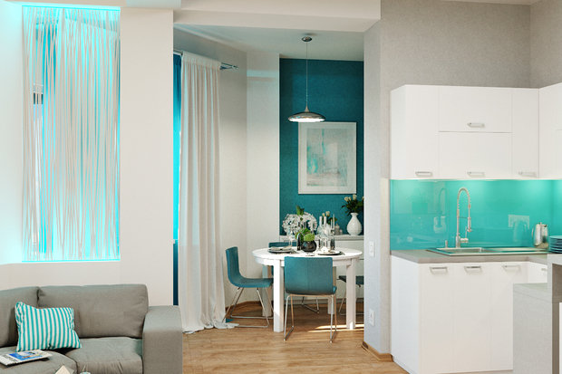Фото из портфолио Кухня в морском стиле – фотографии дизайна интерьеров на INMYROOM