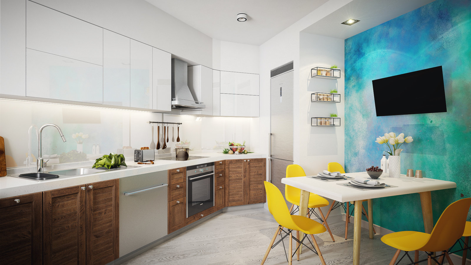 Фото из портфолио 3-х комнатная квартира. Нагатинская набережная – фотографии дизайна интерьеров на INMYROOM Фото из портфолио 3-х комнатная квартира. Нагатинская набережная – фотографии дизайна интерьеров на INMYROOM