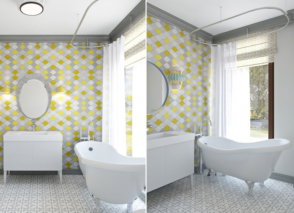 Ванная в доме недалеко от центра Риги. Дизайн: Надя Зотова, Enjoy Home Ванная в доме недалеко от центра Риги. Дизайн: Надя Зотова, Enjoy Home