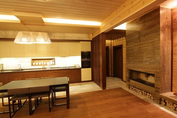 Фото из портфолио Шале в Крымских горах – фотографии дизайна интерьеров на INMYROOM