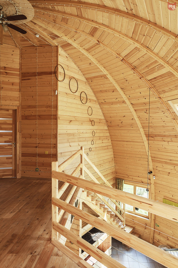 Фотография: Прочее в стиле Эко, Прованс и Кантри, Современный, Дом, Россия, Проект недели, Дом и дача, Герой InMyRoom, деревянный дом, Королев, каркасный дом, Скайдом.рф, Скайдом – фото на INMYROOM