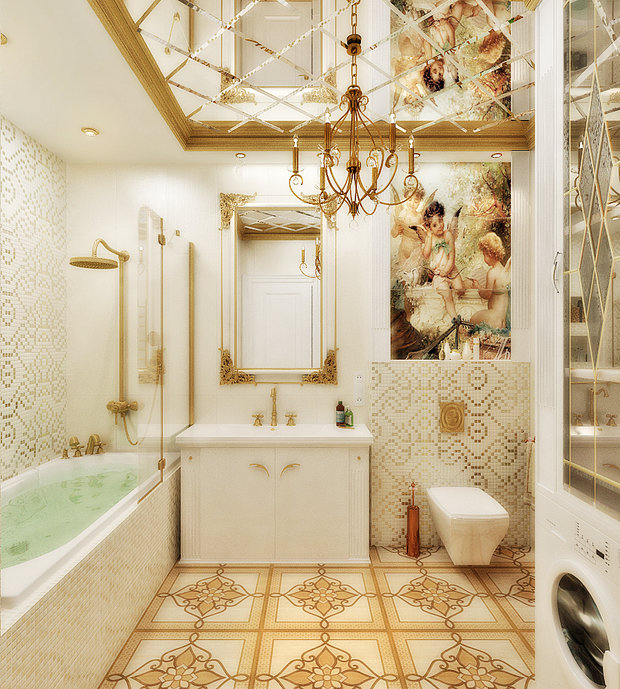 Фото из портфолио Ванные – фотографии дизайна интерьеров на INMYROOM