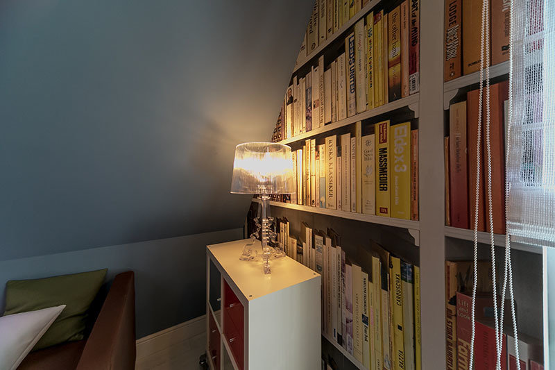 Фотография: Декор в стиле Современный, Спальня, Лофт, Интерьер комнат, Дача, Дачный ответ, Библиотека, Мансарда – фото на INMYROOM