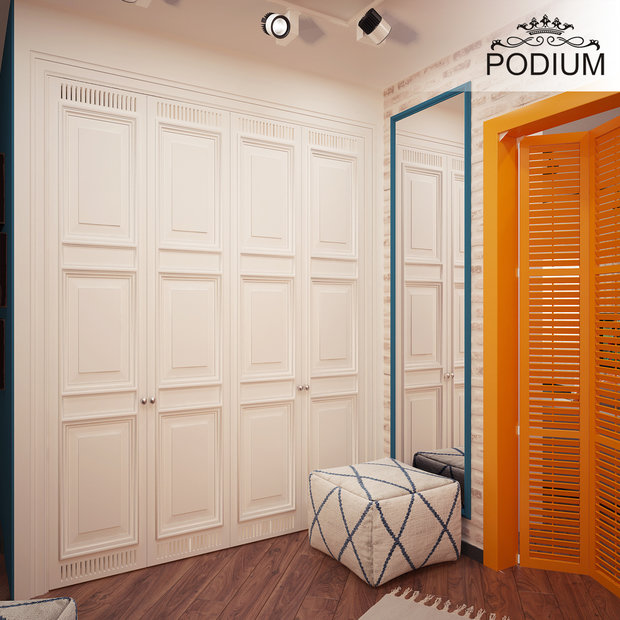 Фото из портфолио Яркие акценты в прихожей – фотографии дизайна интерьеров на INMYROOM