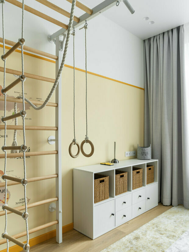 Фотография: Детская в стиле Современный, Квартира, Проект дня, Санкт-Петербург, 3 комнаты, Более 90 метров, ЖК «Сосновка» – фото на INMYROOM