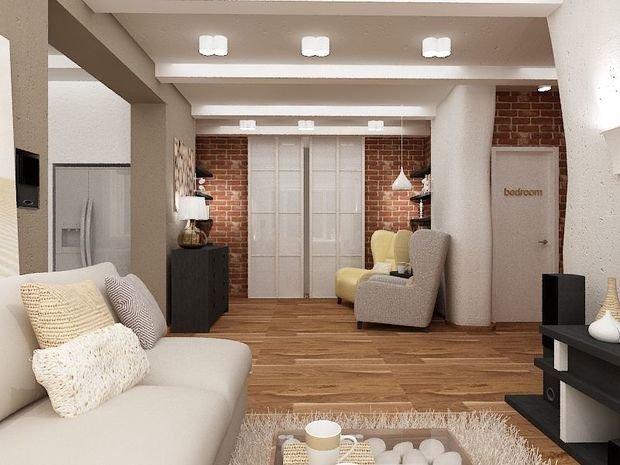 Фото из портфолио Легкий лофт – фотографии дизайна интерьеров на INMYROOM