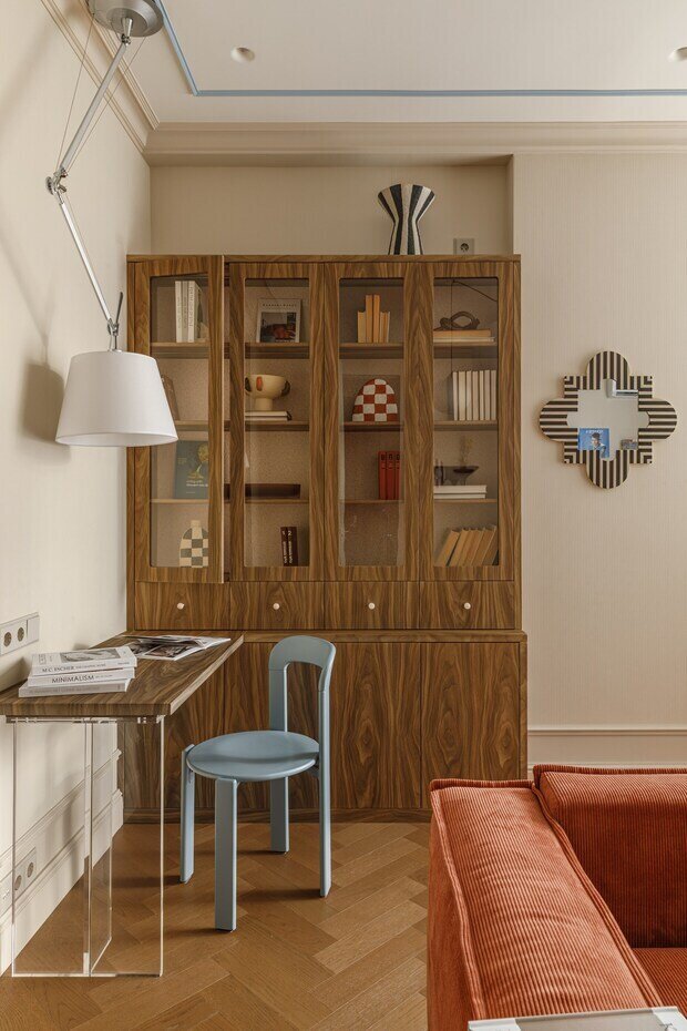 Фотография: Гостиная в стиле Современный, Квартира, Проект дня, Астана, 60-90 метров, современный с элементами эклектики, Динара Усманова – фото на INMYROOM