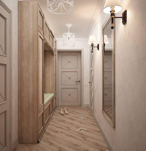 Фото из портфолио Холл "Wooden path" – фотографии дизайна интерьеров на INMYROOM