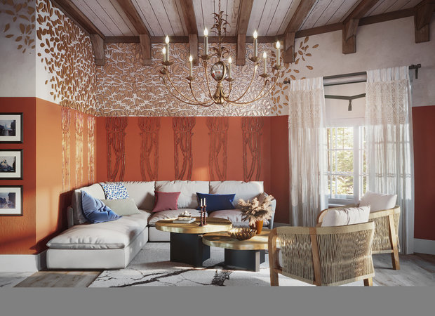 Фото из портфолио Клюква в сахаре – фотографии дизайна интерьеров на INMYROOM