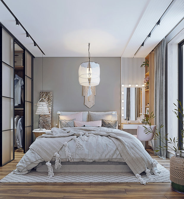 Фото из портфолио ЖК «РАССКАЗОВО», 65 М2, БОХО ШИК – фотографии дизайна интерьеров на INMYROOM