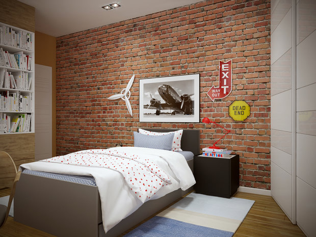 Фото из портфолио Просторная квартира в стиле Loft. Жилой комплекс "Айвазовский" г.Москва. 25 – фотографии дизайна интерьеров на INMYROOM