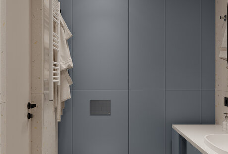 Квартира в ЖК 2й Нагатинский (Ванная)