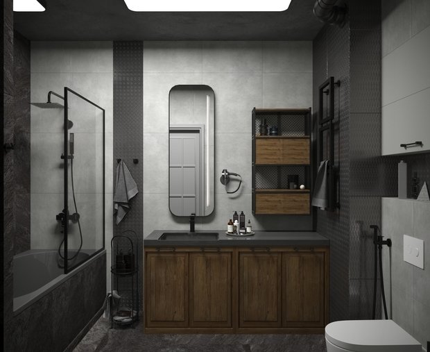 Фото из портфолио Лофт в Yes Residence – фотографии дизайна интерьеров на INMYROOM