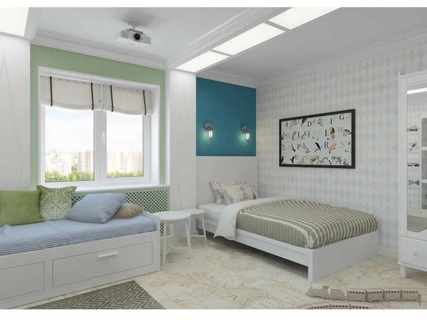 Фото из портфолио "Дотянуться до звезды". Проект квартиры 100 кв.м. – фотографии дизайна интерьеров на INMYROOM