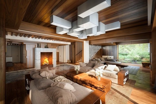 Фото из портфолио Современный экодом в Жуковке. – фотографии дизайна интерьеров на INMYROOM