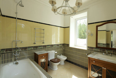 Детская ванная комната. Загородный дом. Подмосковье