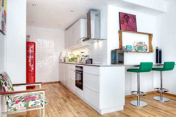 Фотография: Кухня и столовая в стиле Скандинавский, Современный, Хай-тек – фото на INMYROOM