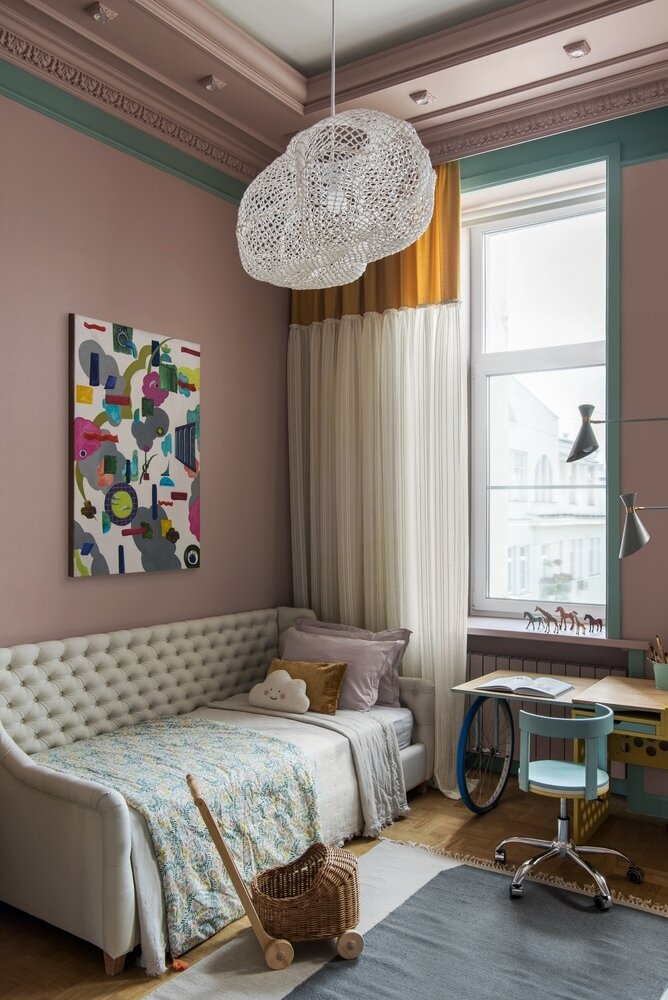 Фотография: Детская в стиле Современный, Эклектика, Винтажный, Квартира, Проект дня, Москва, 4 и больше, Более 90 метров, Наталья Митракова, Эксклюзивные проекты – фото на INMYROOM Фотография: Детская в стиле Современный, Эклектика, Винтажный, Квартира, Проект дня, Москва, 4 и больше, Более 90 метров, Наталья Митракова, Эксклюзивные проекты – фото на INMYROOM