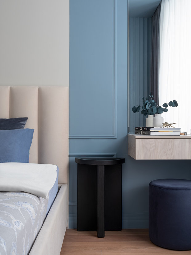 Фотография: Спальня в стиле Минимализм, Современный, Квартира, Проект недели, Москва, 1 комната, 40-60 метров, Светлана Пичугина – фото на INMYROOM