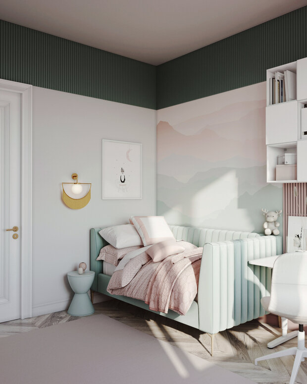 Фотография: Детская в стиле Современный, Квартира, Проект недели, Москва, 3 комнаты, Более 90 метров, Olala Design, Ольга Семченко – фото на INMYROOM