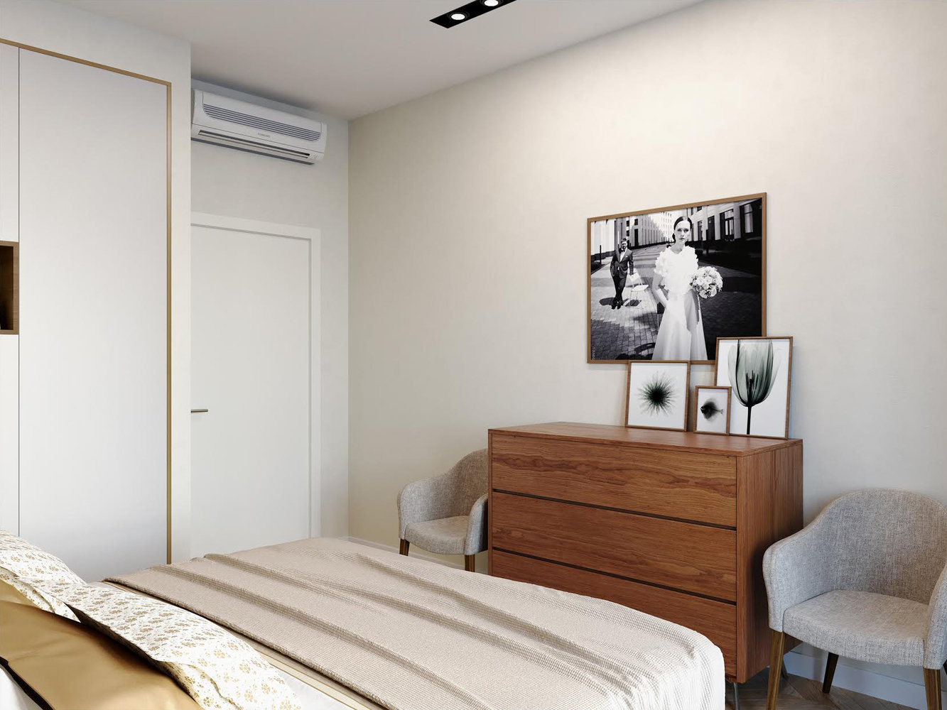 Фотография: Спальня в стиле Современный, Квартира, Проект недели, Москва, Светлана Старцева, 3 комнаты, Более 90 метров – фото на INMYROOM Фотография: Спальня в стиле Современный, Квартира, Проект недели, Москва, Светлана Старцева, 3 комнаты, Более 90 метров – фото на INMYROOM