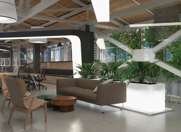 Фото из портфолио Реновация помещений Сибур-Юг – фотографии дизайна интерьеров на INMYROOM