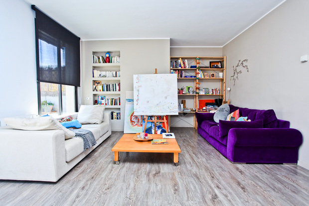 Фотография: Гостиная в стиле Современный, Квартира, Дома и квартиры, Барселона – фото на INMYROOM