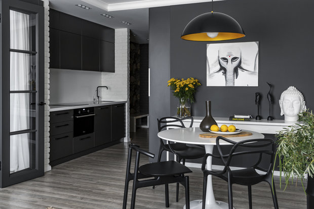 Фото из портфолио Квартира для молодой девушки   с элементами этники. – фотографии дизайна интерьеров на INMYROOM