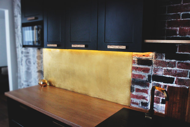 Фото из портфолио Кухня "Черное золото" – фотографии дизайна интерьеров на INMYROOM