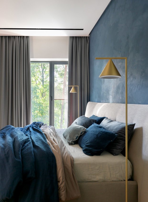 Фотография: Спальня в стиле Минимализм, Эклектика, Квартира, Проект недели, Красногорск, Монолитный дом, 4 и больше, Более 90 метров, Design Filosofia, #эксклюзивныепроекты, Ксения Коровина, Екатерина Закурдаева – фото на INMYROOM