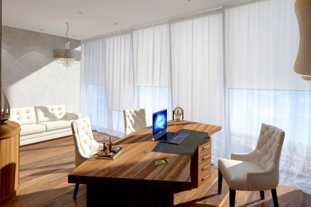 Фото из портфолио Офис. Кабинет Руководителя – фотографии дизайна интерьеров на INMYROOM