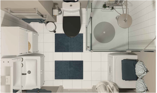 Фотография: Ванная в стиле Скандинавский, Гид, ИКЕА, П-44 – фото на INMYROOM