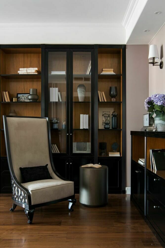 Фотография: Кабинет в стиле Классический, Проект недели, Более 90 метров – фото на INMYROOM