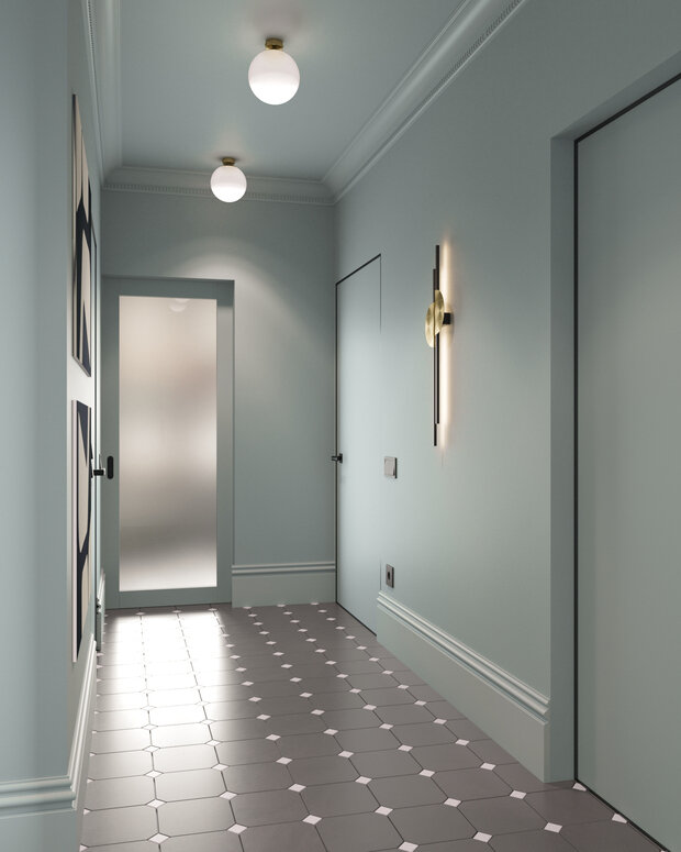 Фотография: Прихожая в стиле Современный, Квартира, Проект дня, Монолитный дом, 2 комнаты, 40-60 метров, Илона Рафикова – фото на INMYROOM