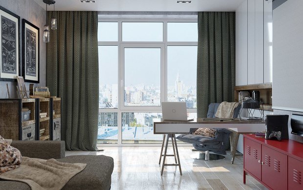 Фото из портфолио Мягкий брутализм – фотографии дизайна интерьеров на INMYROOM