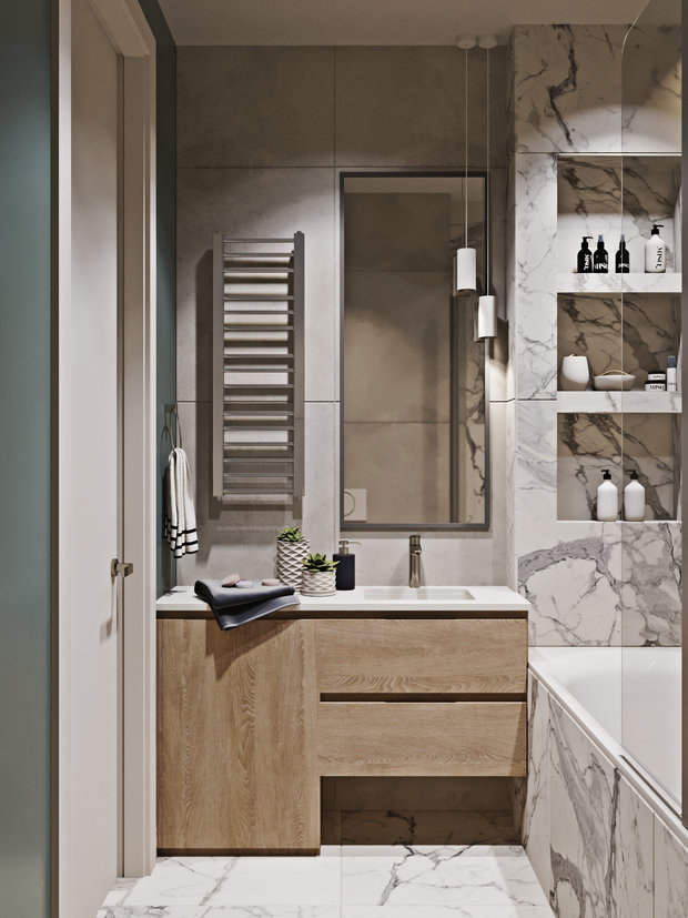 Фото из портфолио ЖК 1147 – фотографии дизайна интерьеров на INMYROOM