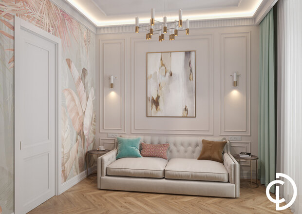Фото из портфолио Квартира 155 м² на ул. Остоженка – фотографии дизайна интерьеров на INMYROOM