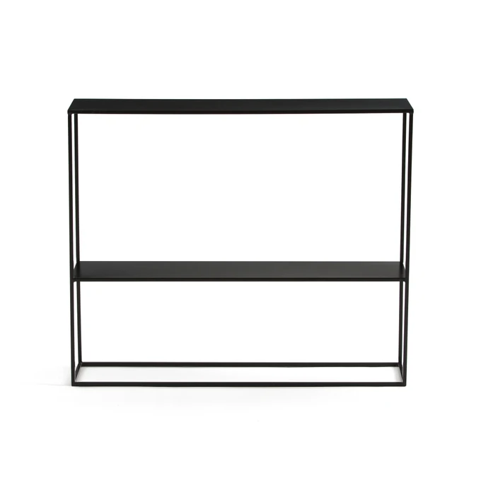 Консоль Hiba металлический с двумя столешницами