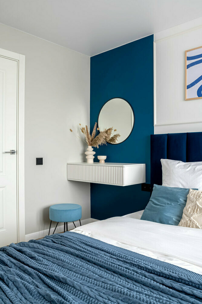 Фотография: Спальня в стиле Современный, Малогабаритная квартира, Квартира, Москва, Хрущевка, 2 комнаты, 40-60 метров, Алина Валлиулина – фото на INMYROOM Фотография: Спальня в стиле Современный, Малогабаритная квартира, Квартира, Москва, Хрущевка, 2 комнаты, 40-60 метров, Алина Валлиулина – фото на INMYROOM