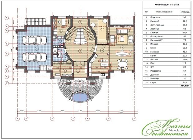 Фото из портфолио Двухэтажный особняк в неоклассическом стиле – фотографии дизайна интерьеров на INMYROOM